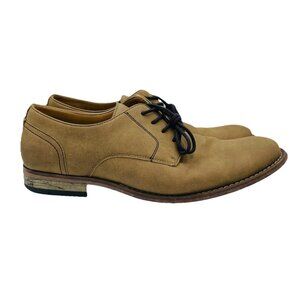 Hawker Rye Shoes Mens Size 10.5 Brown Leather Dress Comfort Lace Up Derby Oxford